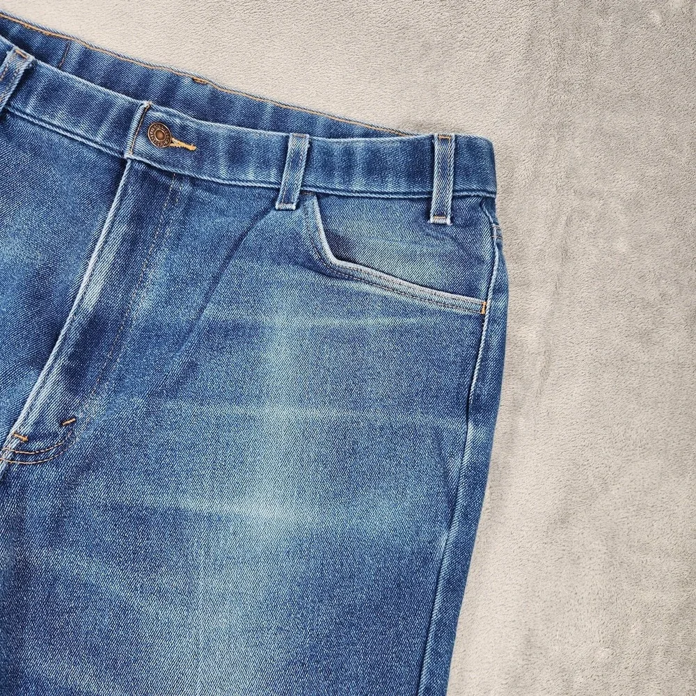 Levis 517 Jeans Mens 40x30 (Actual 36 x 30) Vintage Orange Tab Bootcut 90s